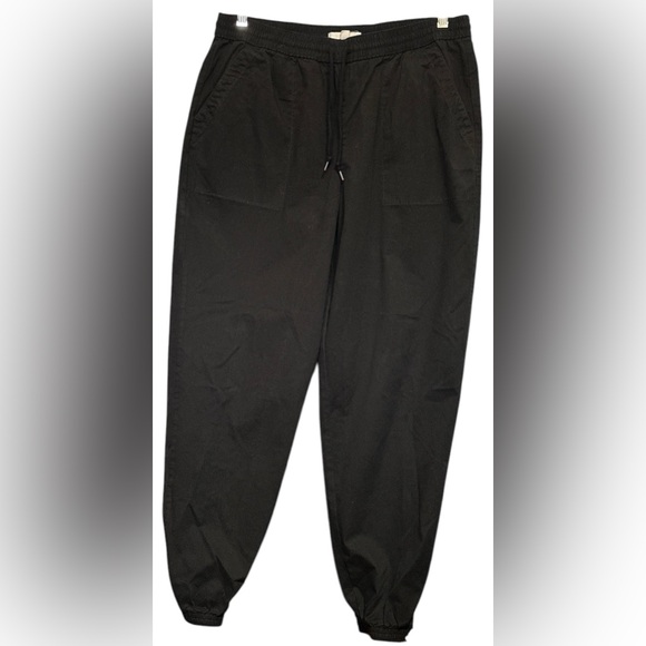 VANS UNISEX BLACK JOGGER PANTS WITH TIE STRING SIZE LARGE - Picture 1 of 6